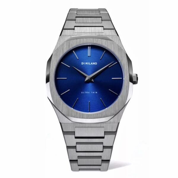 D1 MILANO Ultra Thin Geo Quartz Watch, 40Mm