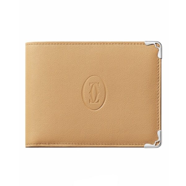 Cartier Wallet tanned Calfskin 6 cards